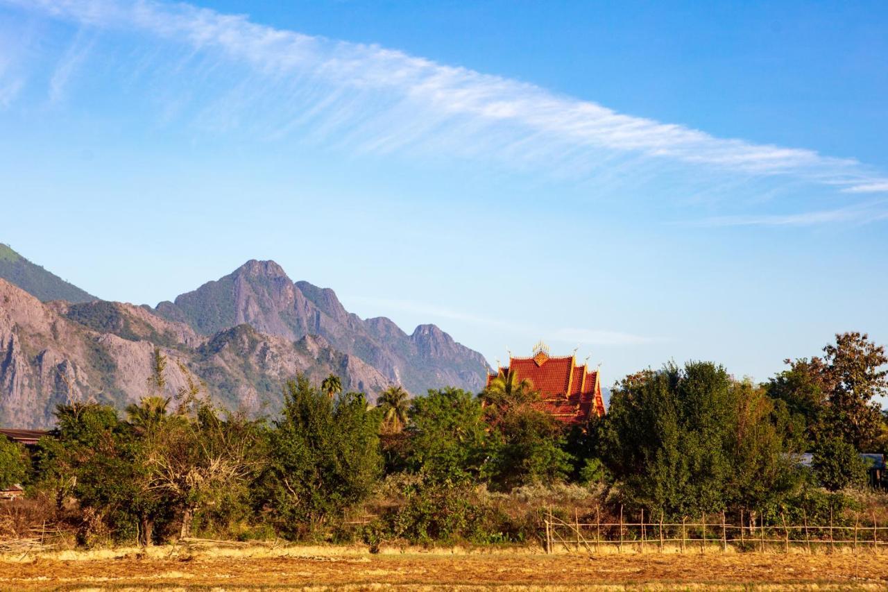 Sansan Resort Vang Vieng Bagian luar foto