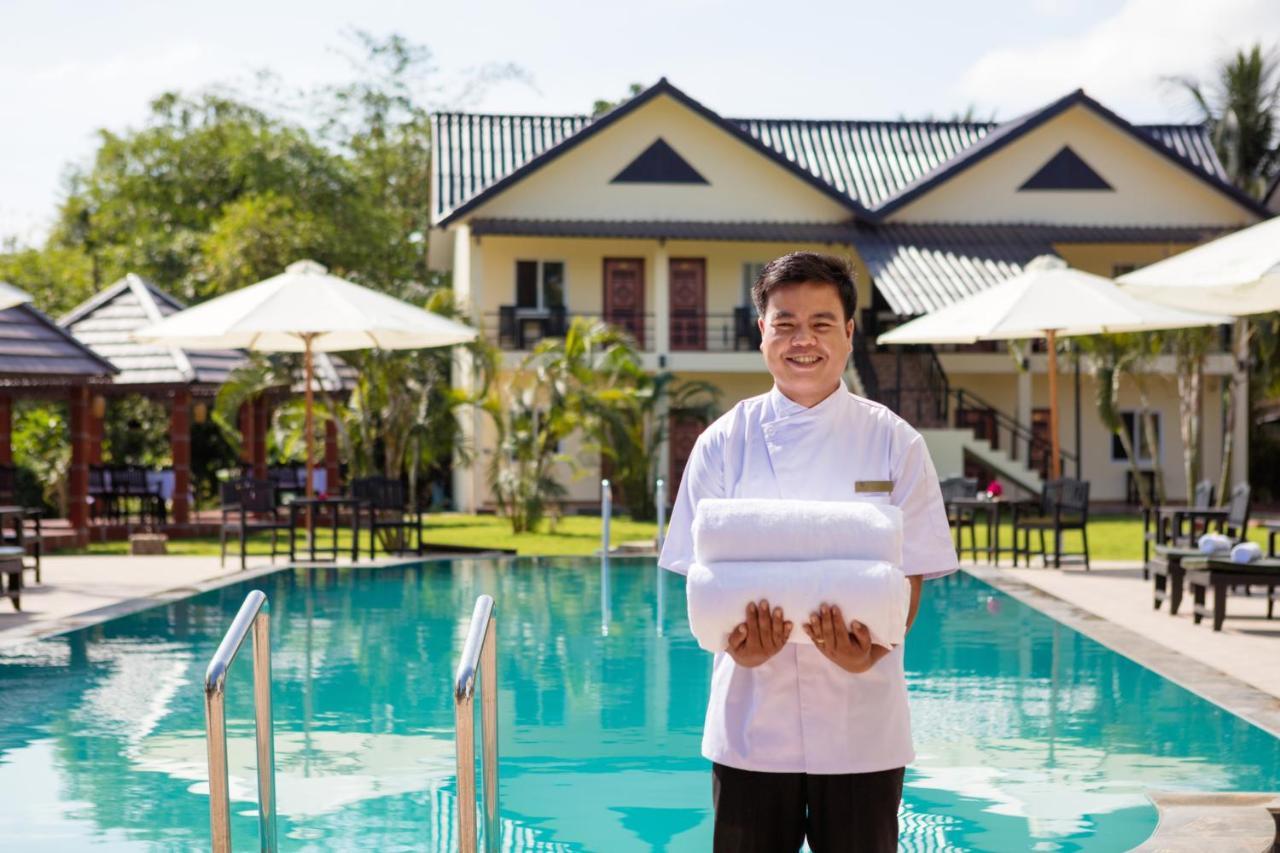 Sansan Resort Vang Vieng Bagian luar foto