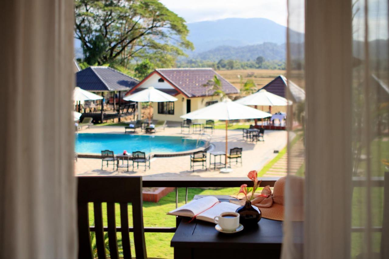 Sansan Resort Vang Vieng Bagian luar foto