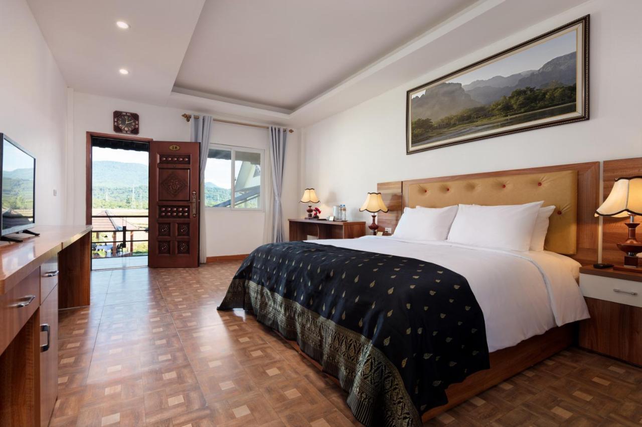 Sansan Resort Vang Vieng Bagian luar foto
